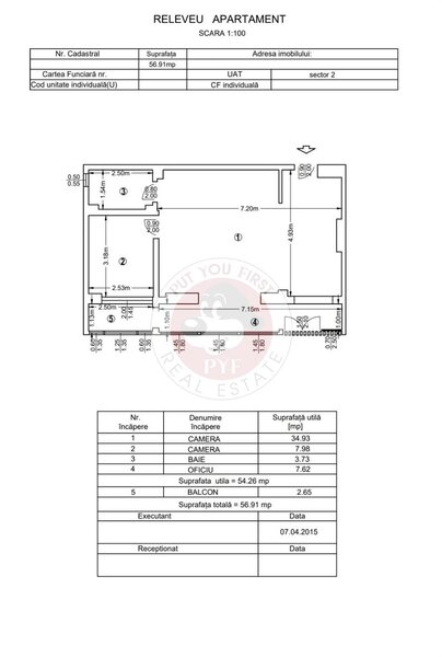 Iancului | Apartament 2 camere | semidecomandat | 57mp | B10926